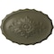 Ekena Millwork Oxford Ceiling Medallion, Hand-Painted Painted Turtle, 16 7/8"W x 11 3/4"H x 1 1/2"P CM16OXPTF - alternate 1